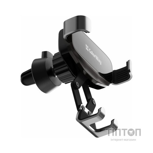 Універсальний автотримач ColorWay Gravity Mechanical Car Mount Black (CW-CHG18-BK)