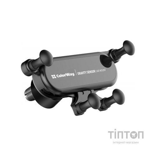 Універсальний автотримач ColorWay Gravity Sensor Holder Black (CW-CHG11-BK)