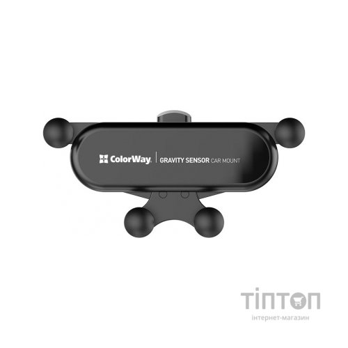Універсальний автотримач ColorWay Gravity Sensor Holder Black (CW-CHG11-BK)