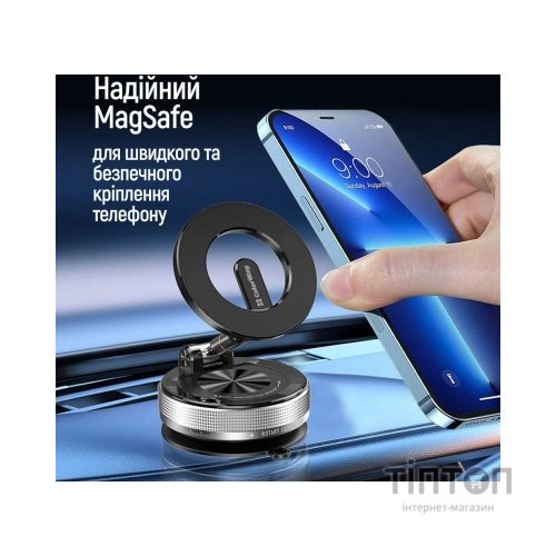 Універсальний автотримач ColorWay MagSafe 360° Black (CW-CHM21-BK)