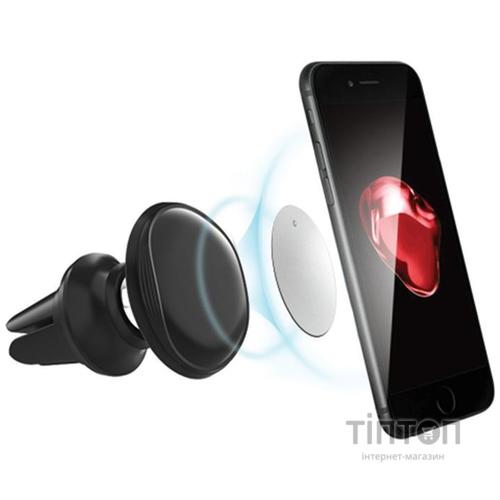Універсальний автотримач ColorWay Metallic Air Vent-4(360 rotation) magnetic Black (CW-CHM09-BK)