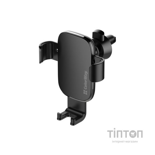 Універсальний автотримач ColorWay Metallic Gravity Holder 3 Black (CW-CHG14-BK)