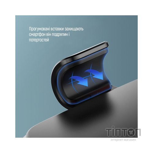 Універсальний автотримач ColorWay Metallic Gravity Holder 3 Black (CW-CHG14-BK)