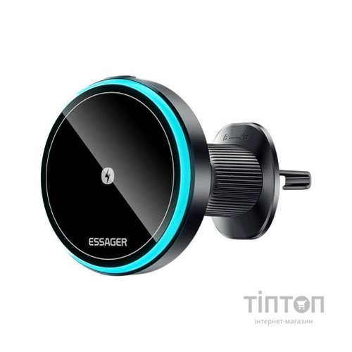 Універсальний автотримач Essager Element magnetic wireless charging car bracket outlet+paste mode (EZJCX-YS01-Z)