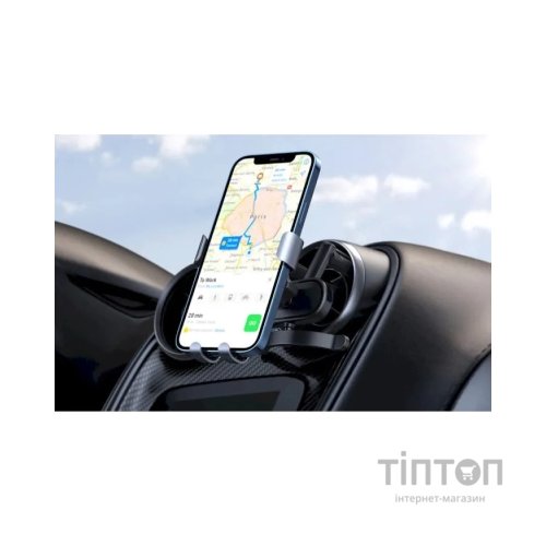 Універсальний автотримач Ugreen LP274 Gravity Phone Holder for Round Air Vent Black (30401)