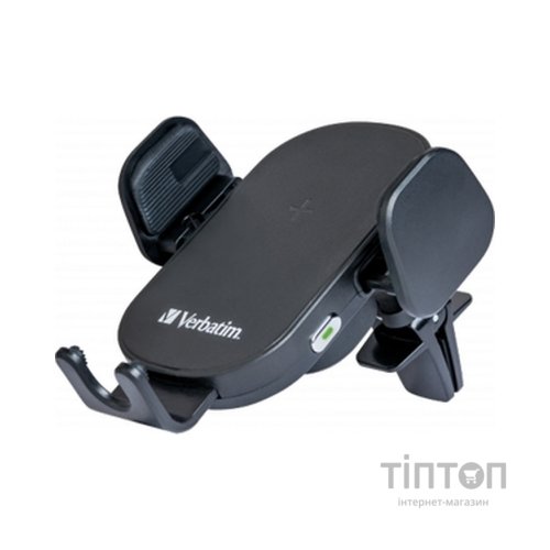 Універсальний автотримач Verbatim FWC-01 with Qi Fast Wireless Car Charger (49552)