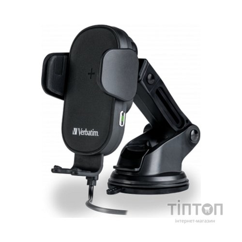 Універсальний автотримач Verbatim FWC-01 with Qi Fast Wireless Car Charger (49552)