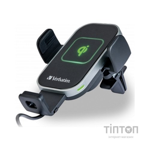 Універсальний автотримач Verbatim FWC-02 with Qi Fast Wireless Car Charger (49553)
