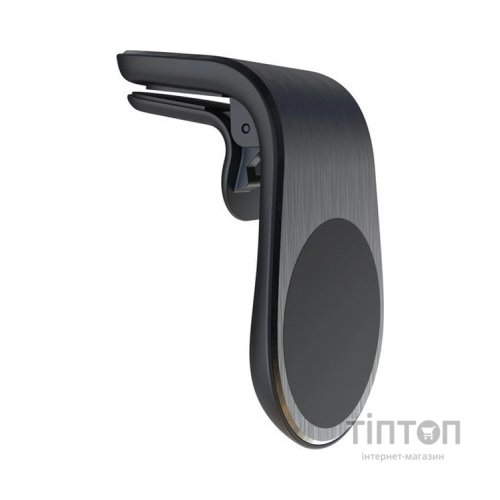 Універсальний автотримач XO на дефлектор C82 Flat Magnetic Black (XO-C82BK)