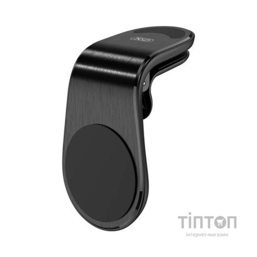 Універсальний автотримач XO на дефлектор C82 Flat Magnetic Black (XO-C82BK)