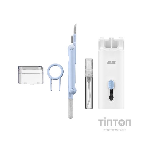 Універсальний чистячий набір 2E for office equipment, 7in1, white-blue (2E-SK7IN1)