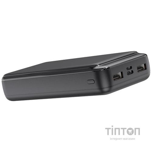 Универсальная мобильная батарея ColorWay Slim 20000mAh Black (CW-PB200LPD2BK)