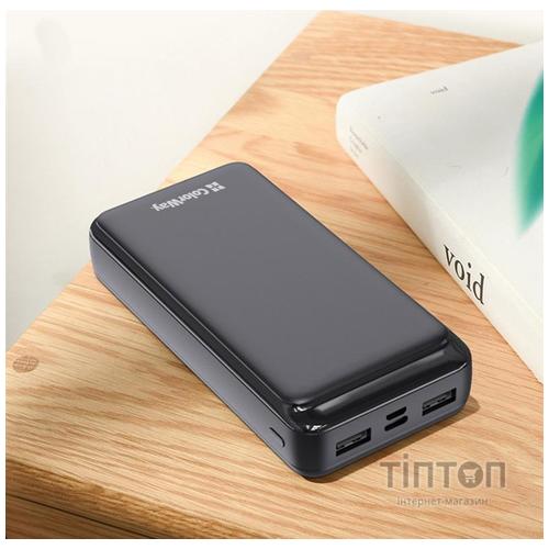 Универсальная мобильная батарея ColorWay Slim 20000mAh Black (CW-PB200LPD2BK)