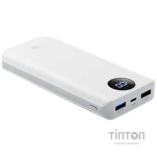 Универсальная мобильная батарея Gusgu Xiamen Mini 80000M 20000 mAh White (GB/T-35590/UA-102807)