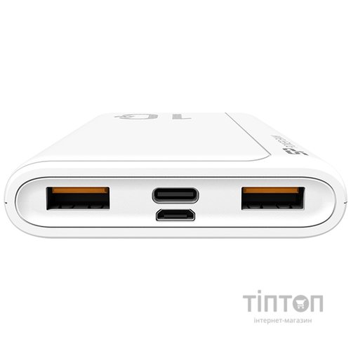 Универсальная мобильная батарея Silicon Power QP15 10000 mAh White (SP10KMAPBKQP150W)