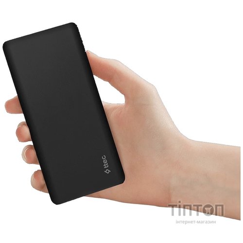 Универсальная мобильная батарея Ttec 10000mAh PowerSlim S Black (2BB135S)