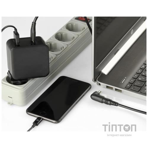 Зарядний пристрій Gembird 60W PD & QC, Type-C, USB-A (NPA-PD60-01)