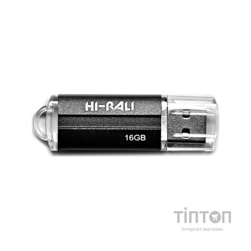 USB флеш накопичувач Hi-Rali 16GB Corsair Series Black USB 2.0 (HI-16GBCORBK)