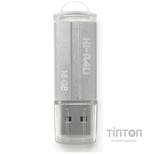 USB флеш накопичувач Hi-Rali 16GB Corsair Series Silver USB 2.0 (HI-16GBCORSL)