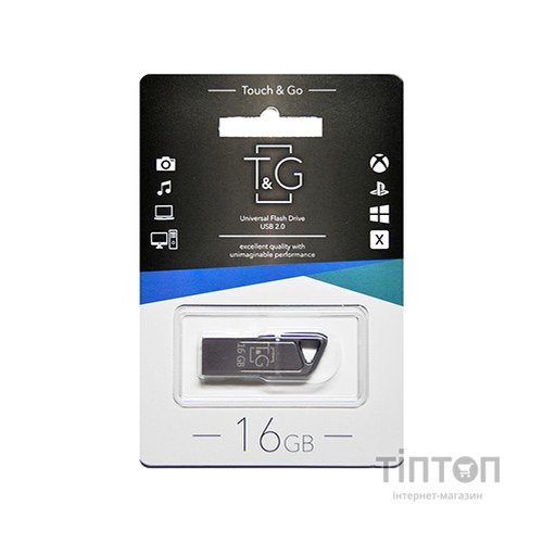 USB флеш накопичувач T&G 16GB 114 Metal Series USB 2.0 (TG114-16G)