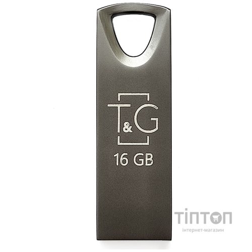 USB 16GB T&G 117 Metal Series Black (TG117BK-16G)