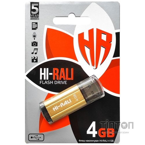USB 4GB Hi-Rali Stark Series Gold (HI-4GBSTGD)