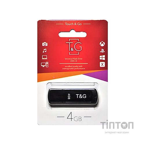 USB 4GB T&G 011 Classic Series Black (TG011-4GBBK)