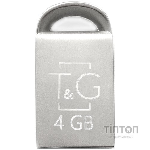 USB флеш накопичувач T&G 4GB 107 Metal Series Silver USB 2.0 (TG107-4G)