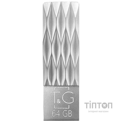 USB флеш накопичувач T&G 64GB 103 Metal Series Silver USB 2.0 (TG103-64G)