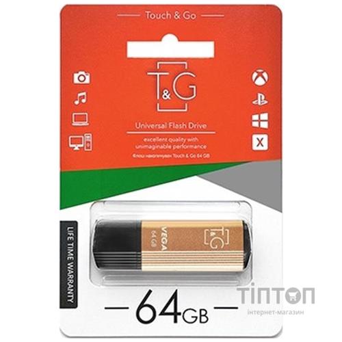USB 64GB T&G 121 Vega Series Gold (TG121-64GBGD)