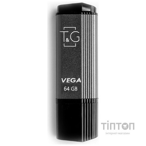 USB 64GB T&G 121 Vega Series Grey (TG121-64GBGY)
