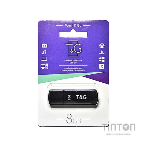 USB 8GB T&G 011 Classic Series Black (TG011-8GBBK)