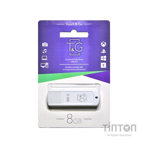 USB 8GB T&G 011 Classic Series White (TG011-8GBWH)