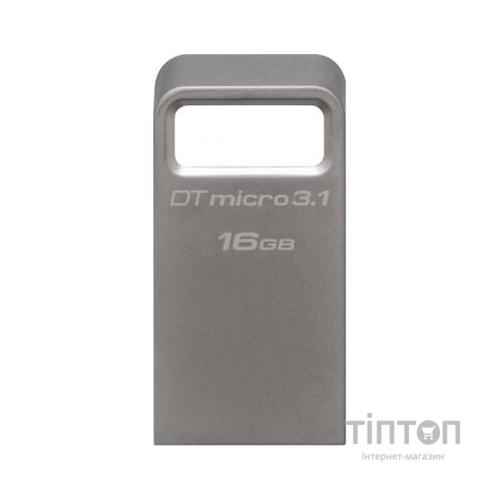 USB флеш 16Gb Kingston DT Micro срібний
