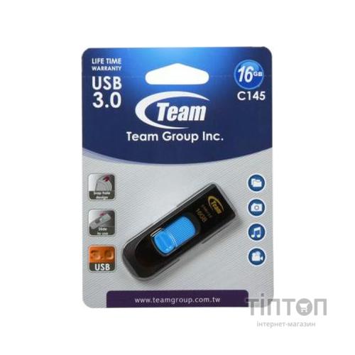 USB флеш 16Gb Team C145 синій/чорний