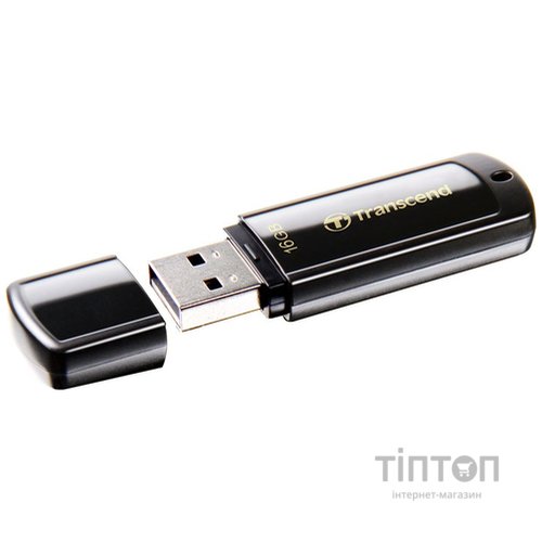 USB флеш 16Gb Transcend JetFlash 350 USB 2.0 чорна