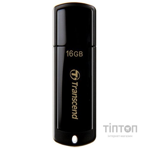 USB флеш 16Gb Transcend JetFlash 350 USB 2.0 чорна