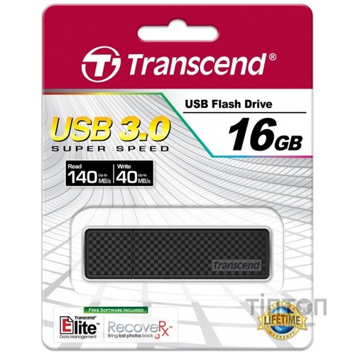 USB флеш 16Gb Transcend JetFlash 780 USB 3.0 чорна