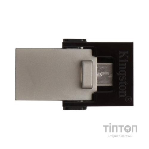 USB флеш 32Gb Kingston DT MicroDuo чорний