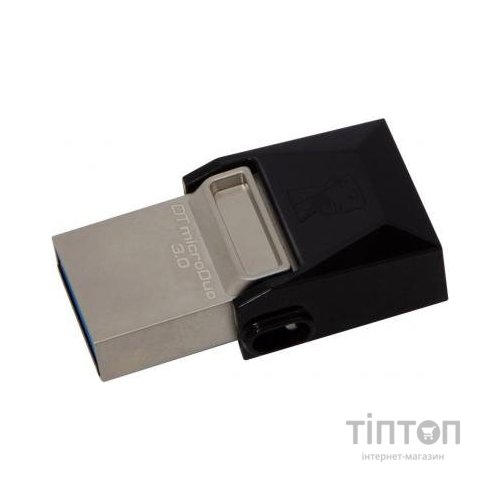 USB флеш 32Gb Kingston DT MicroDuo чорний