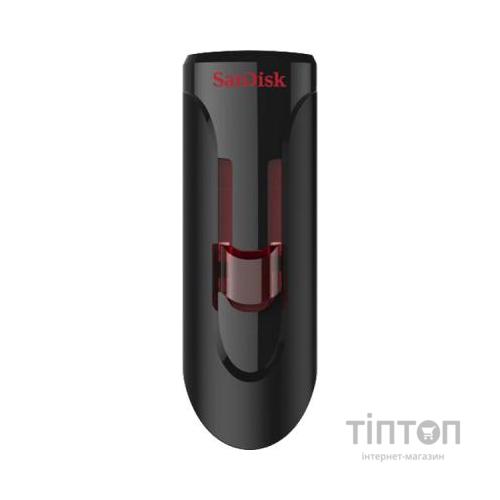 USB флеш 32Gb SanDisk Cruzer Glide чорний/червоний