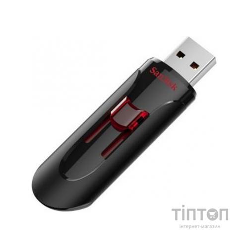 USB флеш 32Gb SanDisk Cruzer Glide чорний/червоний