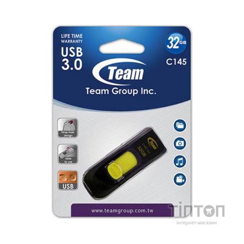USB флеш 32Gb Team C145 жовтий