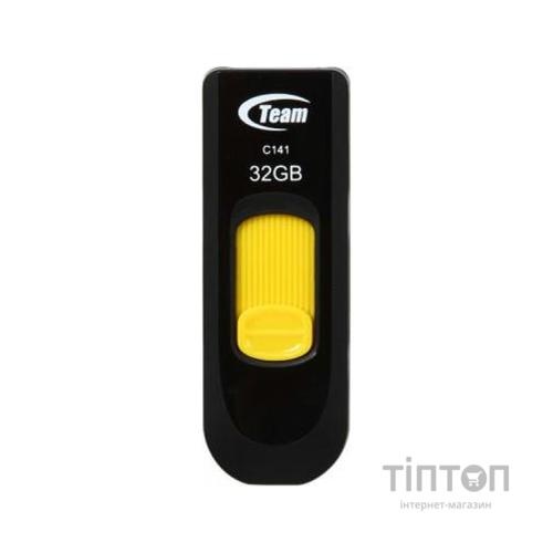 USB флеш 32Gb Team Team C141 чорний/жовтий