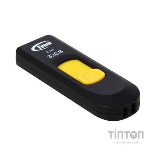 USB флеш 32Gb Team Team C141 чорний/жовтий