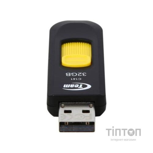 USB флеш 32Gb Team Team C141 чорний/жовтий