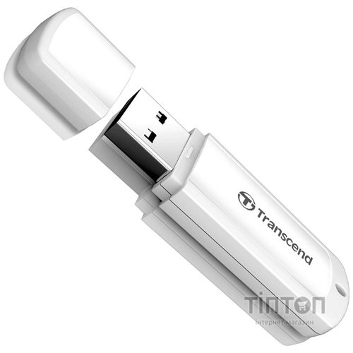 USB флеш 32Gb Transcend JetFlash 370 USB 2.0 біла
