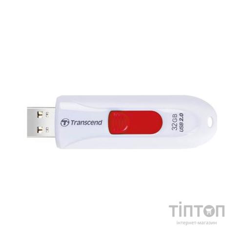 USB флеш 32Gb Transcend JetFlash 590 білий