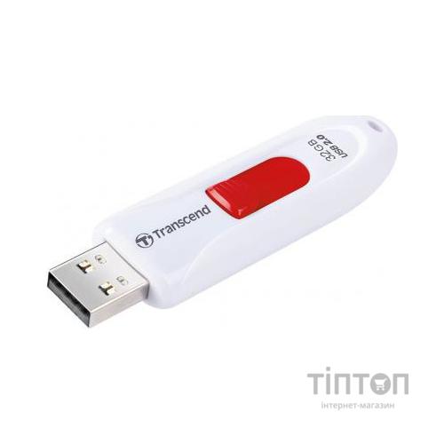USB флеш 32Gb Transcend JetFlash 590 білий