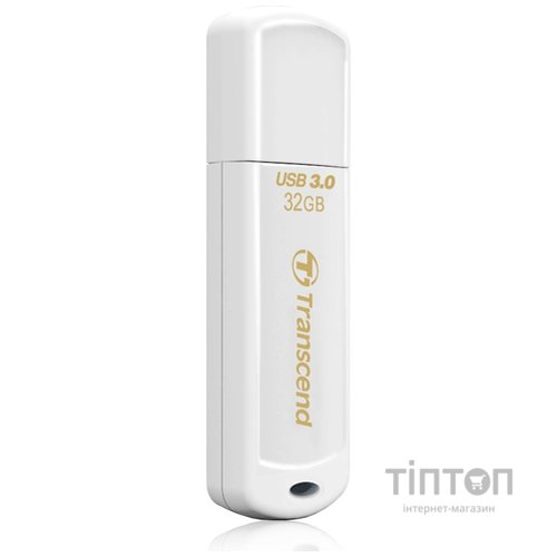 USB флеш 32Gb Transcend JetFlash 730 USB 3.0 біла